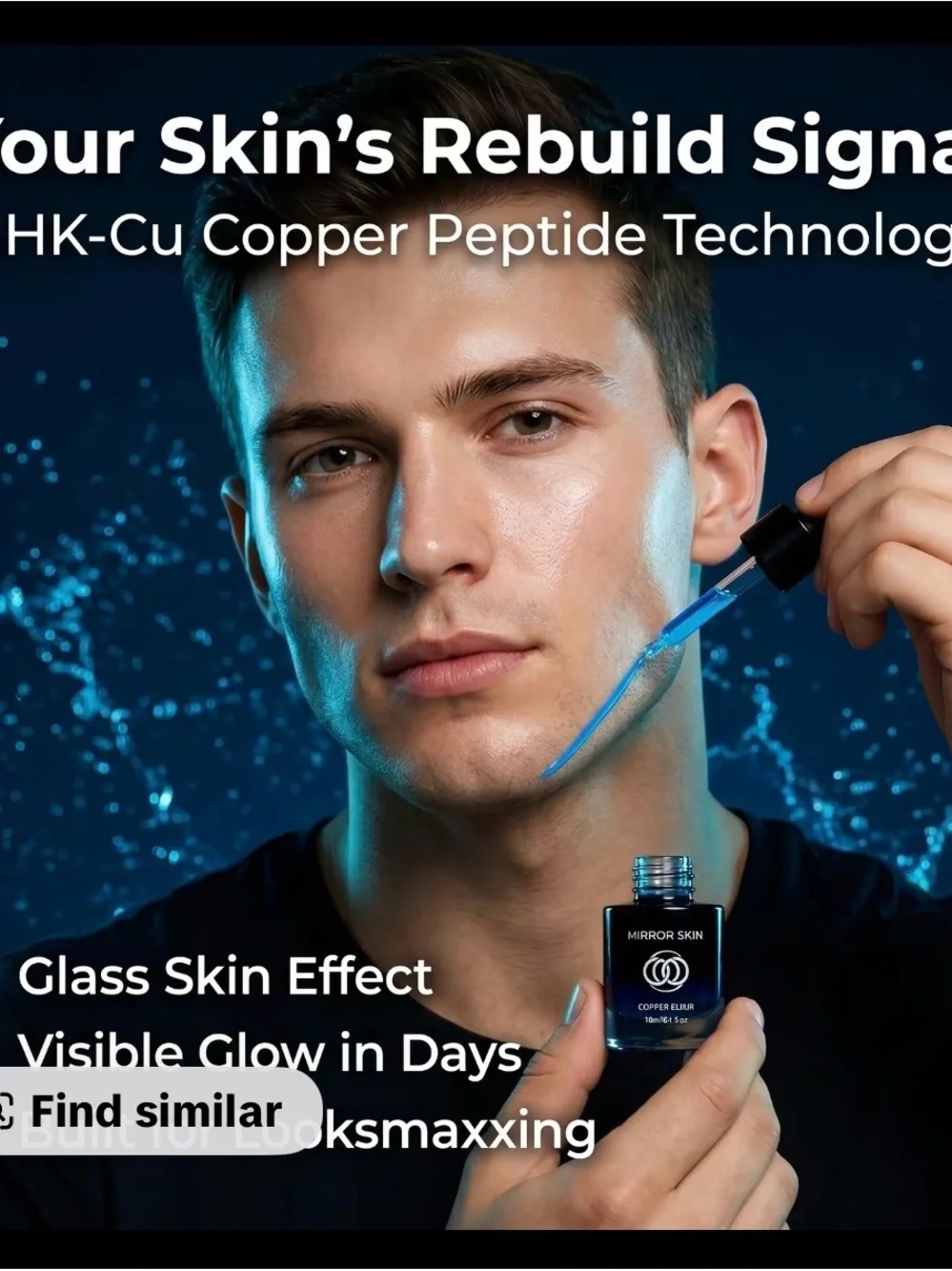 Copper Elixir Serum — Blue & Black